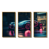 Futuristic Bugatti Sports Car - Multi-Panels