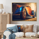 Vintage Old timer Classic Car Elegance - Cars Retro Canvas Wall Art