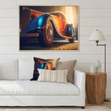 Vintage Old timer Classic Car Elegance - Cars Retro Canvas Wall Art