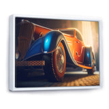 Vintage Old timer Classic Car Elegance - Cars Retro Canvas Wall Art