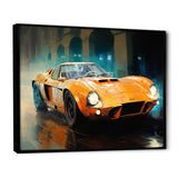 Grand Prix Retro Sports Car - Classic Cars Canvas Wall Art