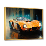Grand Prix Retro Sports Car - Classic Cars Canvas Wall Art