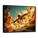 Airplane Taking Off In Full Action - Plane Canvas Wall Art