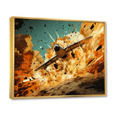 Airplane Taking Off In Full Action - Plane Canvas Wall Art