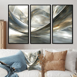 Diamond Silver Streams - Multi-Panels