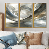 Diamond Silver Streams - Multi-Panels