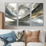 Diamond Silver Streams - Multi-Panels