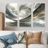 Diamond Silver Streams - Multi-Panels