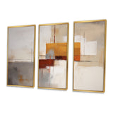 Deconstructed Orange Gray - Multi-Panels
