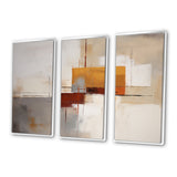 Deconstructed Orange Gray - Multi-Panels