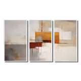 Deconstructed Orange Gray - Multi-Panels