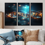 Sparkling Helix DNA - Multi-Panels