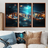 Sparkling Helix DNA - Multi-Panels