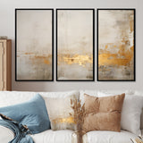 Gold Sensibility Subtle Minimalism II - Multi-Panels