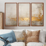 Gold Sensibility Subtle Minimalism II - Multi-Panels