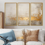 Gold Sensibility Subtle Minimalism II - Multi-Panels
