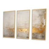Gold Sensibility Subtle Minimalism II - Multi-Panels