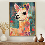 Smiling Flower Alpaca - Alpaca Wall Decor