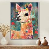 Smiling Flower Alpaca - Alpaca Wall Decor