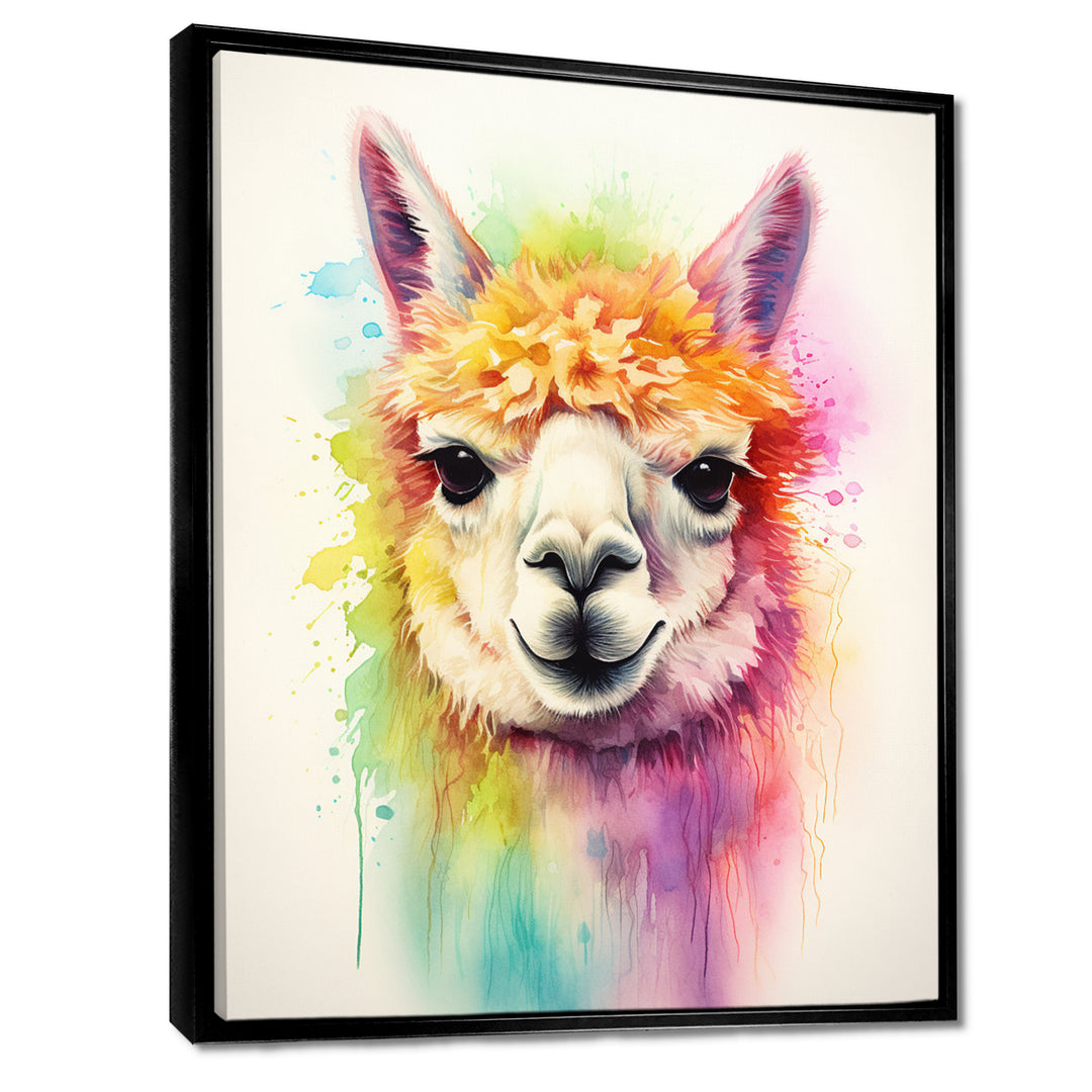 Cool Alpaca Portrait - Alpaca Wall Decor
