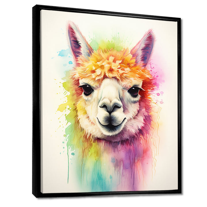 Cool Alpaca Portrait - Alpaca Wall Decor