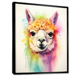 Cool Alpaca Portrait - Alpaca Wall Decor