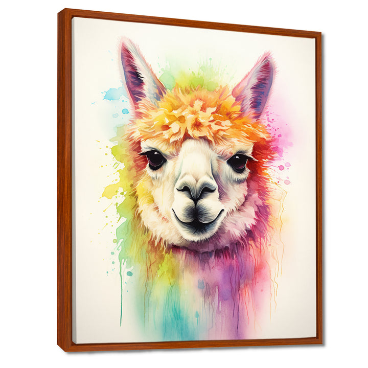 Cool Alpaca Portrait - Alpaca Wall Decor