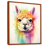 Cool Alpaca Portrait - Alpaca Wall Decor