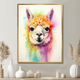 Cool Alpaca Portrait - Alpaca Wall Decor