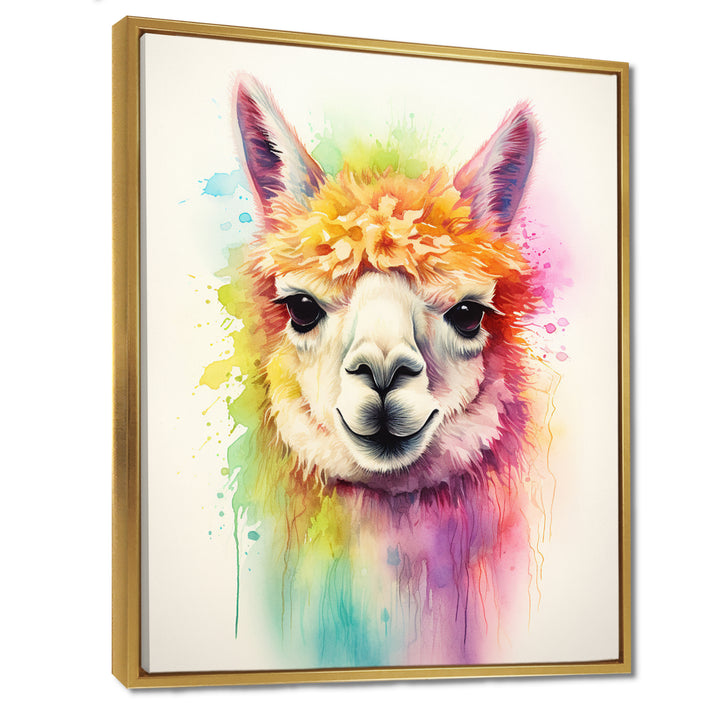 Cool Alpaca Portrait - Alpaca Wall Decor
