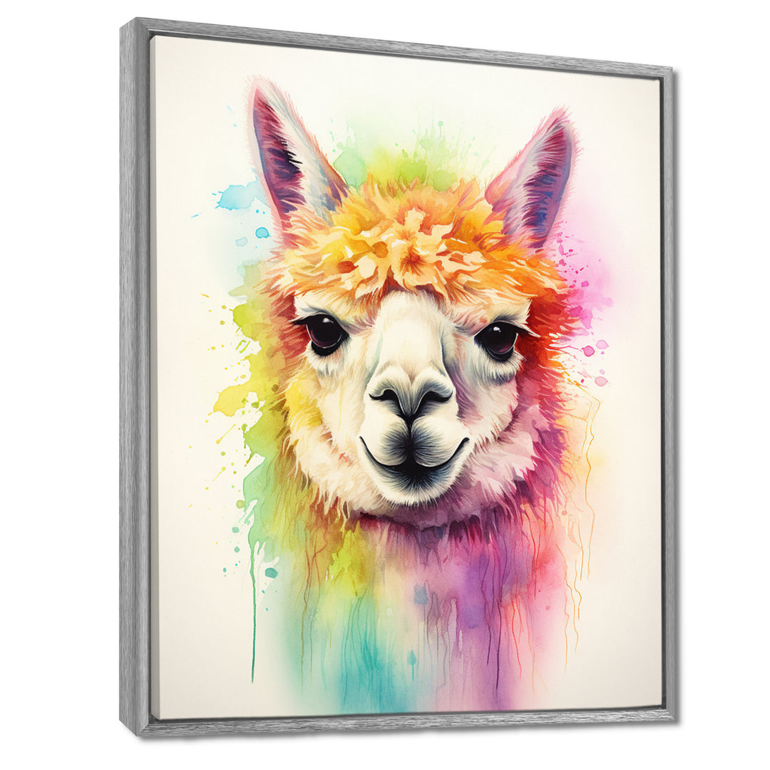 Cool Alpaca Portrait - Alpaca Wall Decor