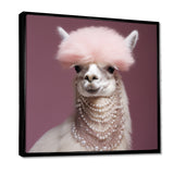 Fancy Glam Alpaca - Alpaca Wall Art Prints