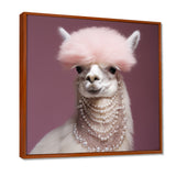 Fancy Glam Alpaca - Alpaca Wall Art Prints