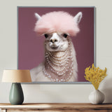 Fancy Glam Alpaca - Alpaca Wall Art Prints