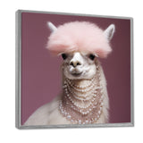 Fancy Glam Alpaca - Alpaca Wall Art Prints