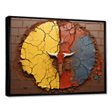 Tribe Of The Wild Bison - Bison Living Room Wall Art