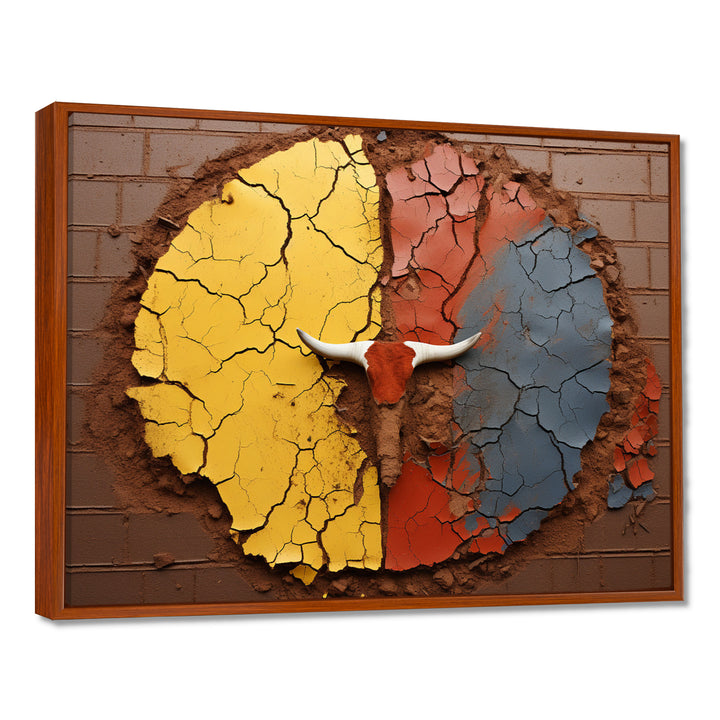 Tribe Of The Wild Bison - Bison Living Room Wall Art