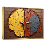 Tribe Of The Wild Bison - Bison Living Room Wall Art