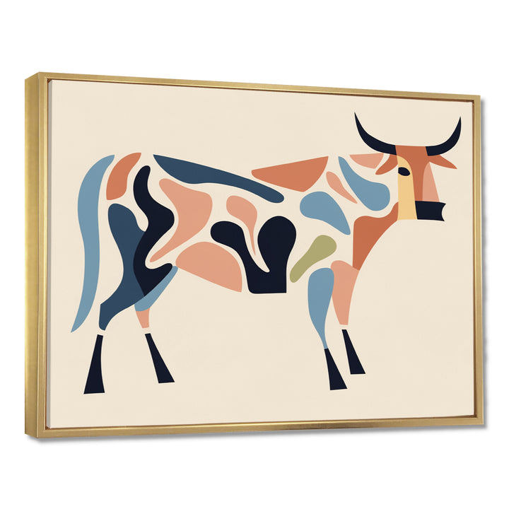 Power in Motion Graphic Bull - Bull Wall Decor
