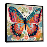 Boho Butterfly Wings of Spring - Multi-Color Butterfly Wall Art