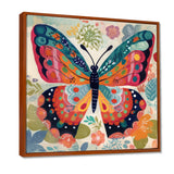 Boho Butterfly Wings of Spring - Multi-Color Butterfly Wall Art
