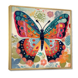 Boho Butterfly Wings of Spring - Multi-Color Butterfly Wall Art