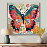 Boho Butterfly Wings of Spring - Multi-Color Butterfly Wall Art