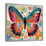 Boho Butterfly Wings of Spring - Multi-Color Butterfly Wall Art
