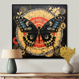 Monarch Collage On Glam Gold Seal - Butterfly Home Decor Art