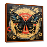 Monarch Collage On Glam Gold Seal - Butterfly Home Decor Art