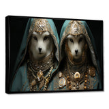 Majestic Royal White Cats - Cat Fashion Wall Art Prints