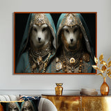 Majestic Royal White Cats - Cat Fashion Wall Art Prints