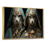 Majestic Royal White Cats - Cat Fashion Wall Art Prints