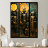 Ritual Cat Ceremony - Cat Canvas Wall Art
